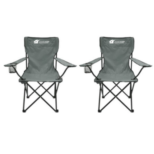 몽돌 조아캠프 팔걸이 낚시의자 2개 (그레이)_이미지