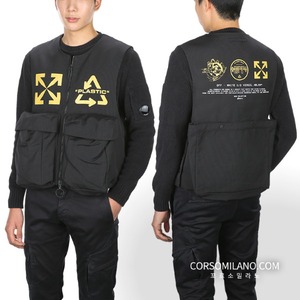  오프화이트 리사이클링 애로우 조끼_OMKI012S20I010121060