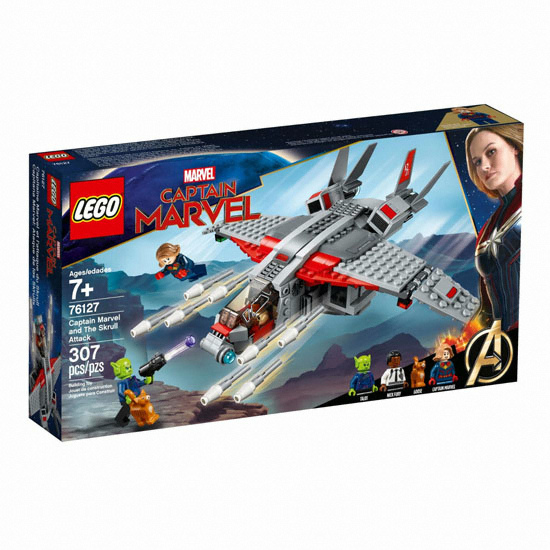 마블 슈퍼히어로 캡틴 마블 스크럴의 전투 (76127)
