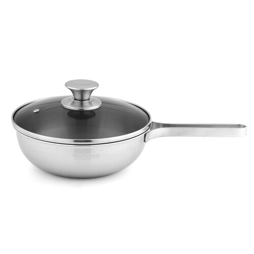 베로나 통5중 스텐 인덕션 편수 웍 라면냄비 20cm