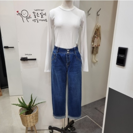미도컴퍼니 반에이크 반하이세미통베기데님팬츠 VB34DLU205B