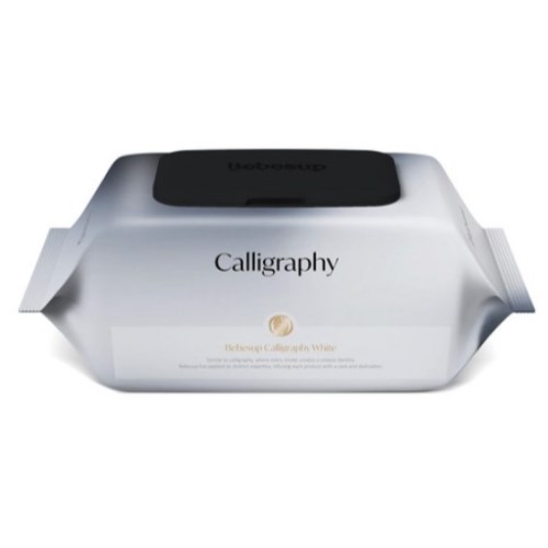 베베숲 캘리그라피 화이트 물티슈 캡형 70매