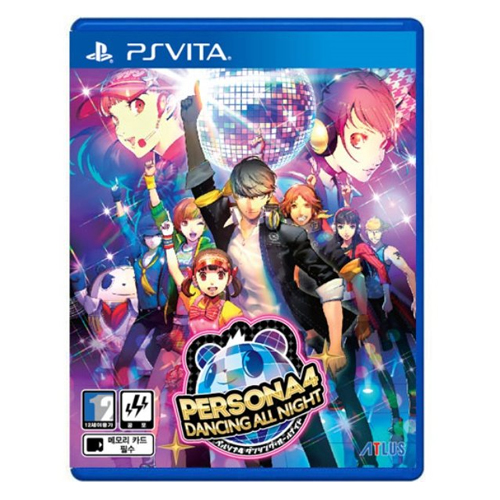  여신전생 페르소나 4 댄싱 올 나이트 PSVITA 중고,한글판