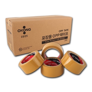오공 중포장 OPP 러버 박스테이프 48mm x 50m(50개)