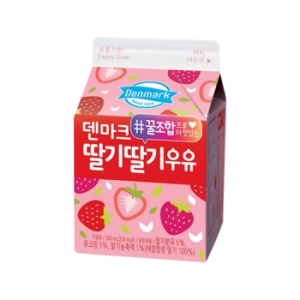 동원F&B 덴마크 딸기딸기우유 300ml (4개)_이미지