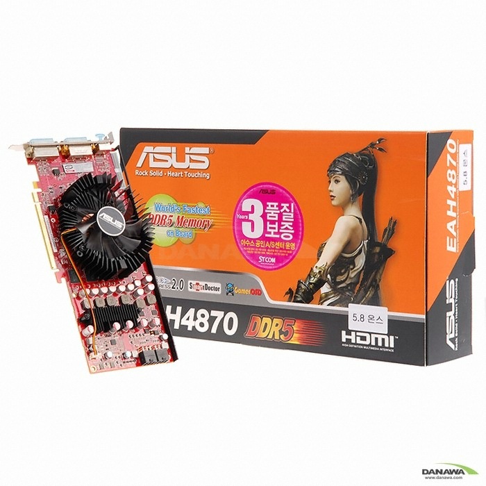 ASUS 라데온 HD 4870 EAH4870 512MB 5.8온스_이미지