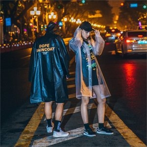 짱카몰  DOPE레인코트 비닐우의 비옷 패션피플 힙합 클럽 낚시  2670441