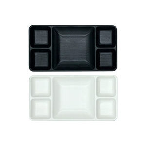 그린메라민 매트 5칸앞접시 G-0511_이미지