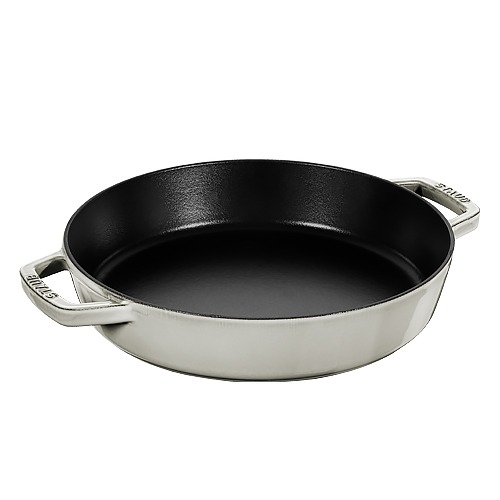 스타우브 더블 핸들 프라이팬 화이트 트러플(ST22326107) (26cm)