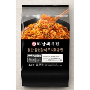 하남돼지집 철판 삼겹살 마무리 볶음밥 920g (1개)_이미지