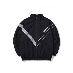 CHAMPS CHMPS 바람막이 자켓 블랙 CETCMJK05BK WIND JACKET