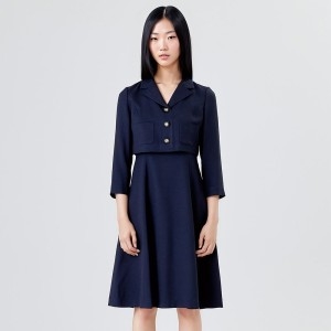 케네스레이디 자켓 플레어 원피스 EGOPOD97_이미지