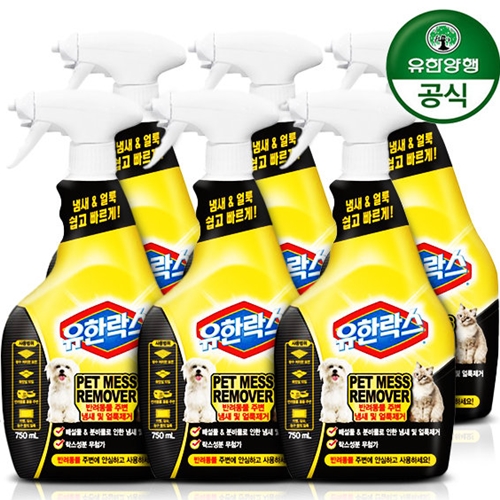 유한락스 ㅤ펫 메스 리무버 750ml (6개)_이미지