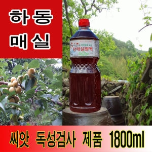  지리산산골 토종황매실원액 1800ml [1개]