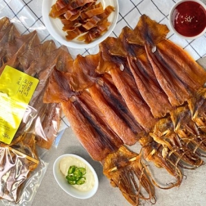 굽지 않아도 맛있는, 짜지 않고 담백한 쫄쫄이오징어 5미
