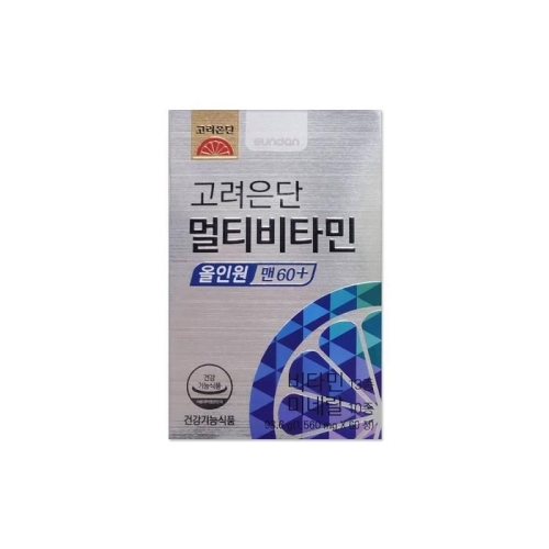 고려은단 멀티비타민 올인원 맨 60+ 60정이미지입니다. 누르면 해당 게시물로 새창이동합니다.