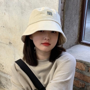 더블디 여성 2컬러 패치 디자인 패션 벙거지 모자 HAT25 10317476