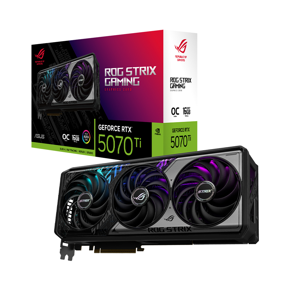 ASUS ROG STRIX 지포스 RTX 5070 Ti OC D7 16GB 대원씨티에스_이미지