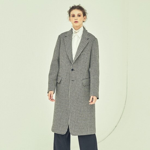 그레이양 HOUNDSTOOTH TAILOR CT _BURGUNDY GREY