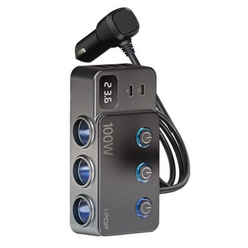 카렉스 아이팝 스위치 USB 3구 소켓 100W_이미지