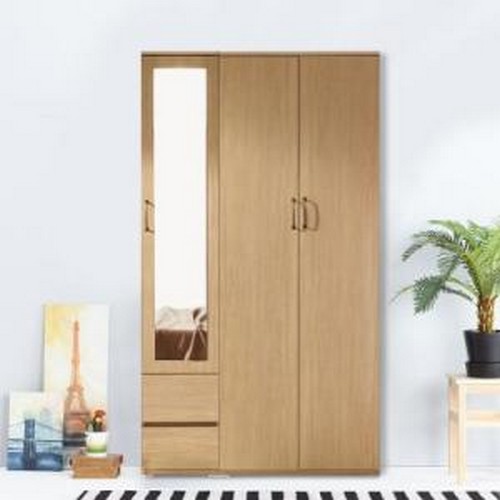 바이프랑 제로스 모던 거울 옷장세트 2단서랍형_이미지