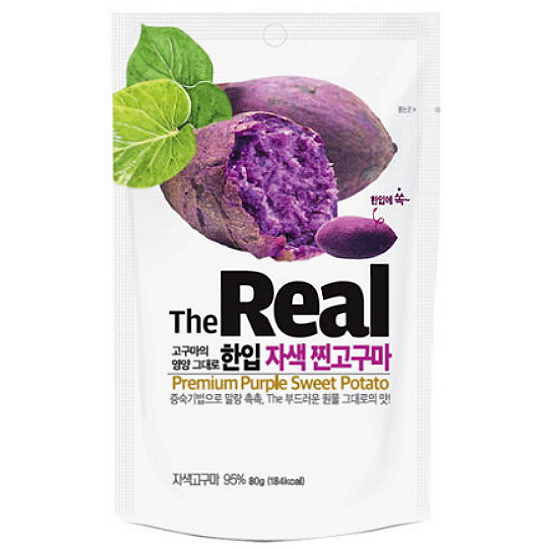 리치팜너트 더리얼 한입 자색 찐고구마 80g (20개)_이미지