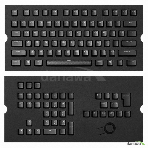 CORSAIR PBT DOUBLE-SHOT KEYCAPS (블랙)_이미지