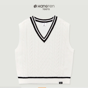 행텐주니어 틴즈 여아 피셔 라인 니트베스트 14430-140-602-33 55589_14430-140-602-33