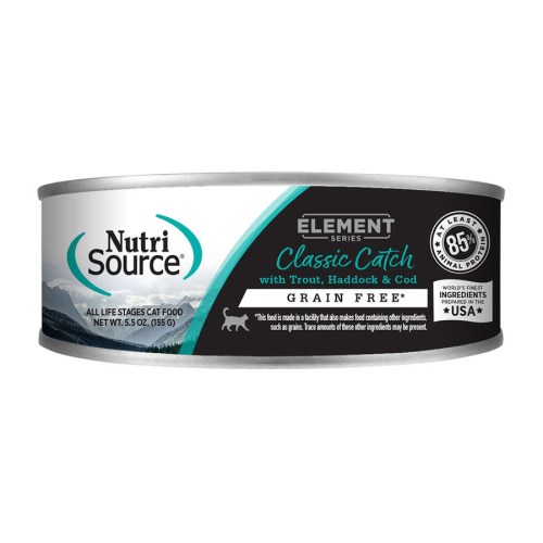 KLN 뉴트리소스 캣 엘레멘트 클래식 캐치 그레인프리 캔 155g (12개)