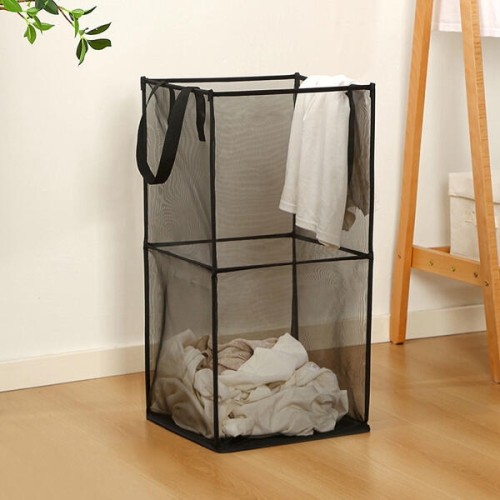 메쉬 빨래바구니 2단