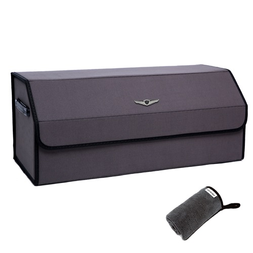 엠노블  스웨이드 트렁크정리함 대형 + 세차타월 세트