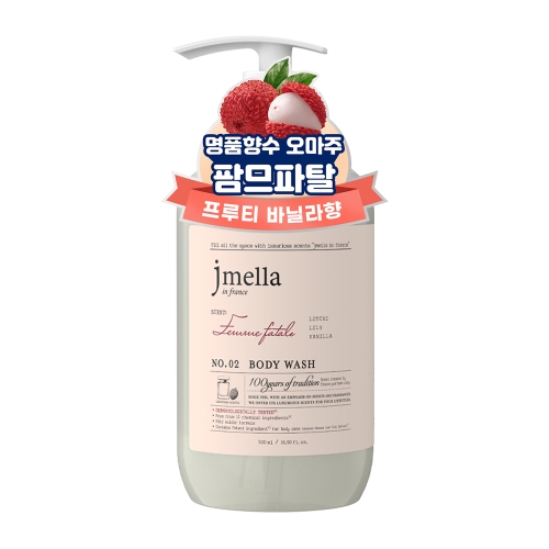 인 프랑스 팜므파탈 바디워시 플로럴향 1개 500ml