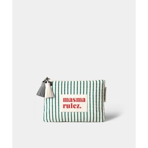 마스마룰즈 MASMARULEZ Basic pouch _ Waffle stipe 그린 5002828392 291889 FREE_이미지