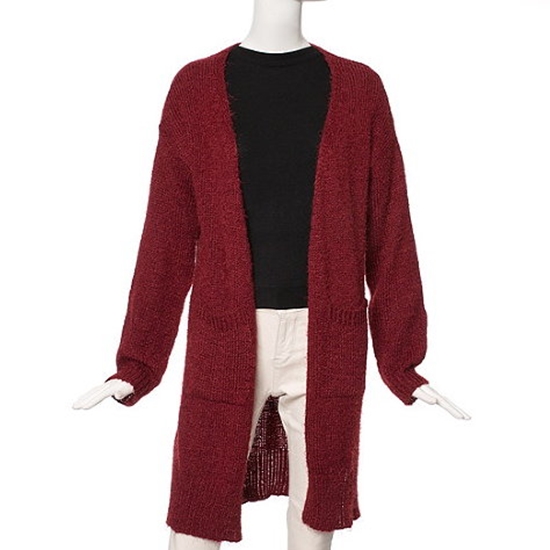 린컴퍼니 라인(LINE) 겨울 루즈핏니트 가디건 NKCDFJ44