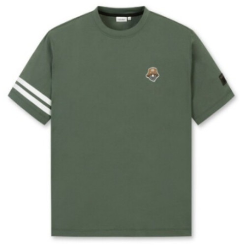 골든베어 콘트래스트 라인 프린트 크루넥 티셔츠 G4TAM25481GRX_이미지