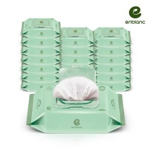 앙블랑 세이프 민트 물티슈 캡형 72매 (20팩)