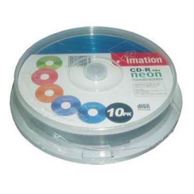 이메이션 CD-R 700MB/80MIN 네온 48x 10케익