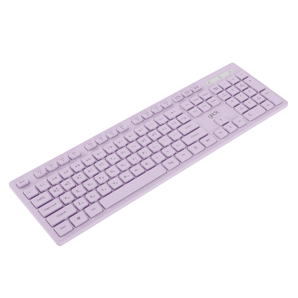 지클릭커 OFFICEPRO WK10 저소음 무선 블루투스 (퍼플)_이미지