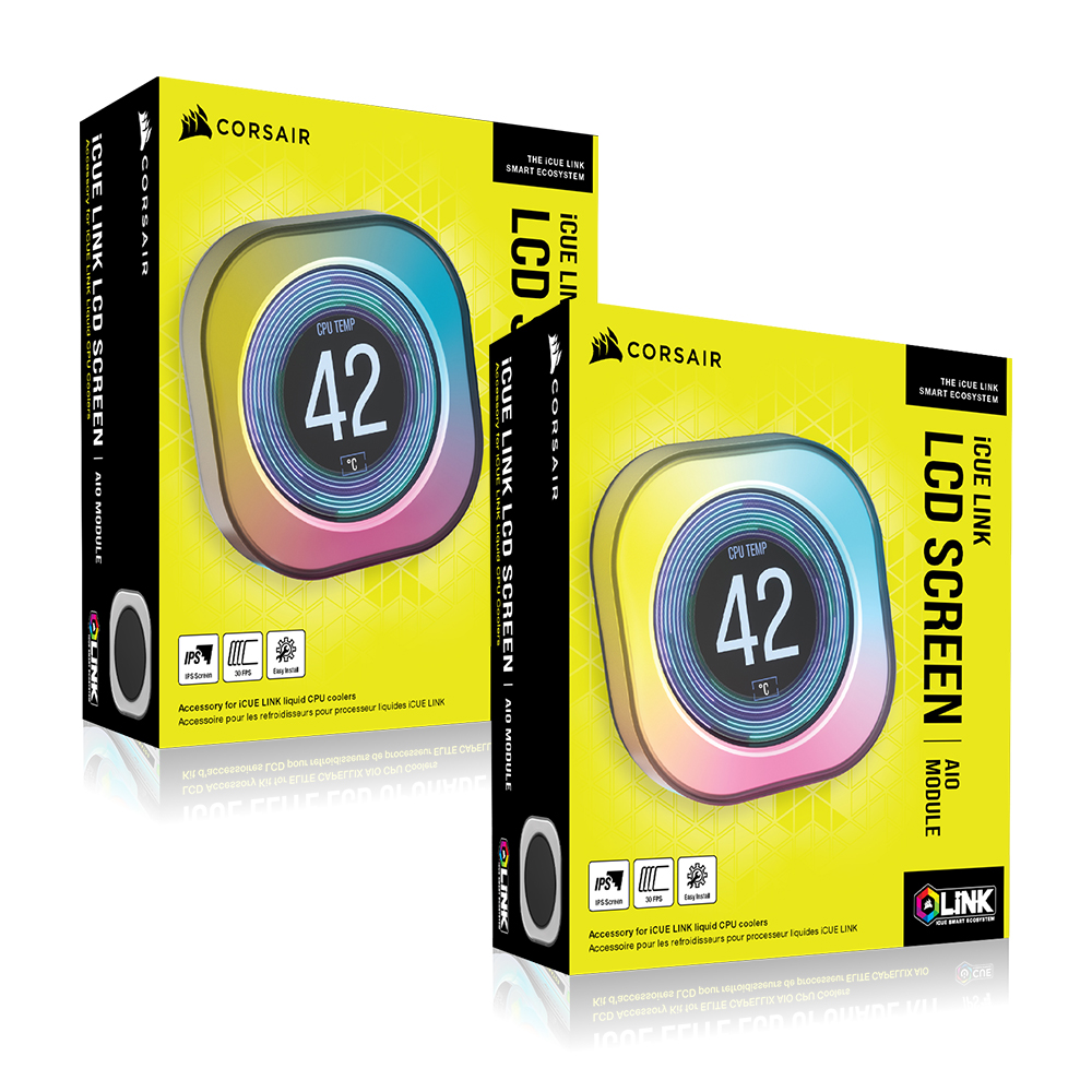 CORSAIR iCUE LINK AIO LCD Screen Module (블랙)_이미지