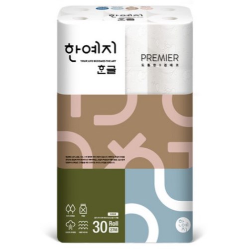 한예지 한글 프리미어 27m (30롤) (6팩)_이미지