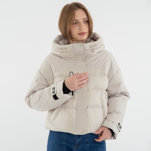 리오벨 가 299000원 하이넥 오리털 숏다운 후드점퍼 1820874