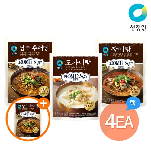 대상 청정원 호밍스 보양식 3종 도가니탕 추어탕 장어탕 택 6개 + 증.정 사골곰탕3개_이미지