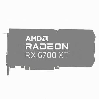 라데온 RX 6700 XT D6 12GB (<b>중고</b>)