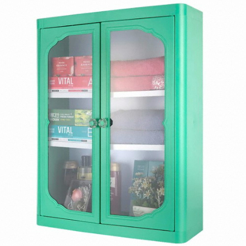 동해산업 엑센트 욕실장 중형 D630 (그린)_이미지