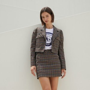 에고이스트 앞포켓 소매 볼륨 크랍 자켓 EN3WJ863_이미지