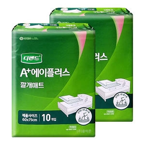 유한킴벌리 디펜드 A+ 에이플러스 깔개매트 10개 (2팩(20개))