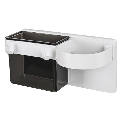 생활공식 무타공 수납형 드라이기 거치대