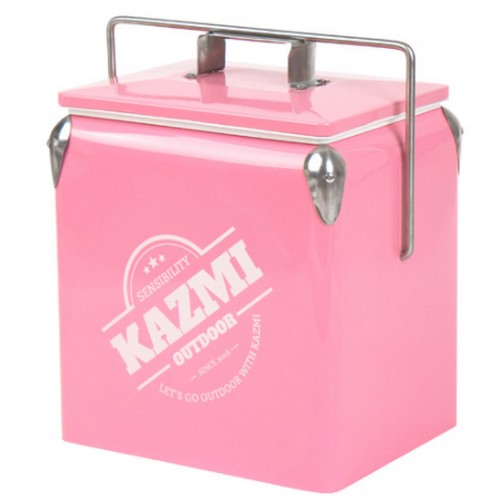 카즈미 큐브 아이스쿨러 13L 핑크_이미지