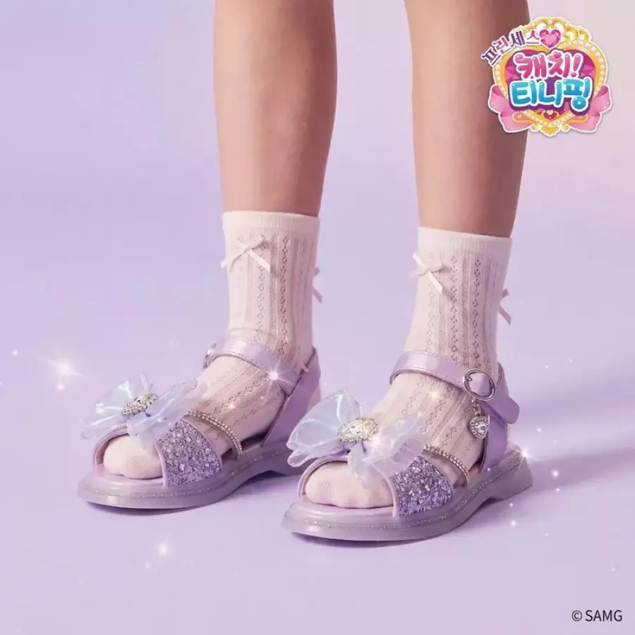 캐치티니핑 웨버 LED 하트큐빅 플랫샌들 다이아나핑 0099380 CJGFM1SD555PP