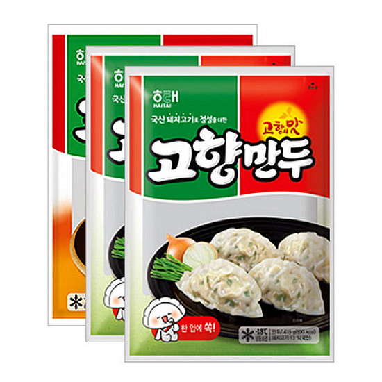 해태제과 고향만두 300g x 2개+잡채가득 300g (1세트)